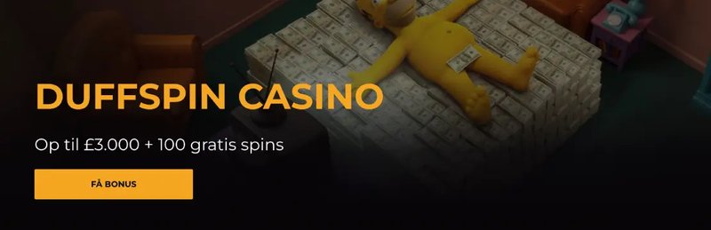 When I first logged into Duffspin Casino UK - overview